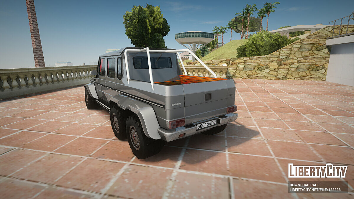 Скачать Mercedes-Benz G63 AMG 6x6 для GTA San Andreas