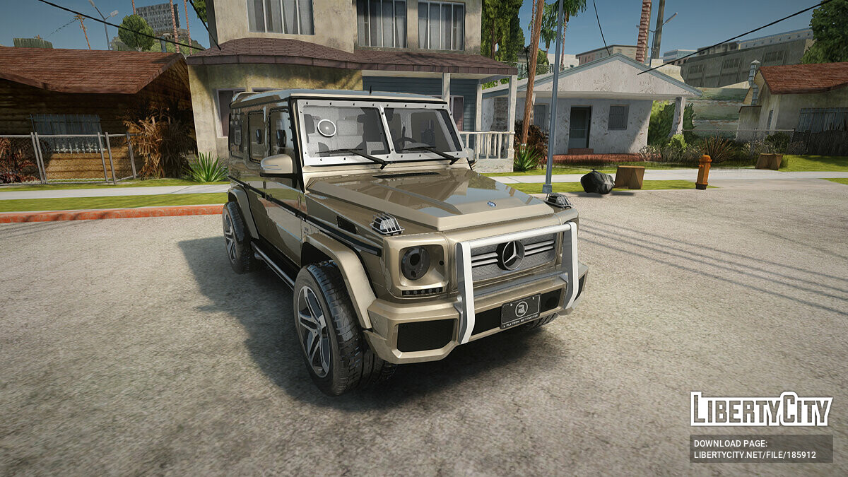 Скачать Mercedes-Benz G-класс Бронированный для GTA San Andreas