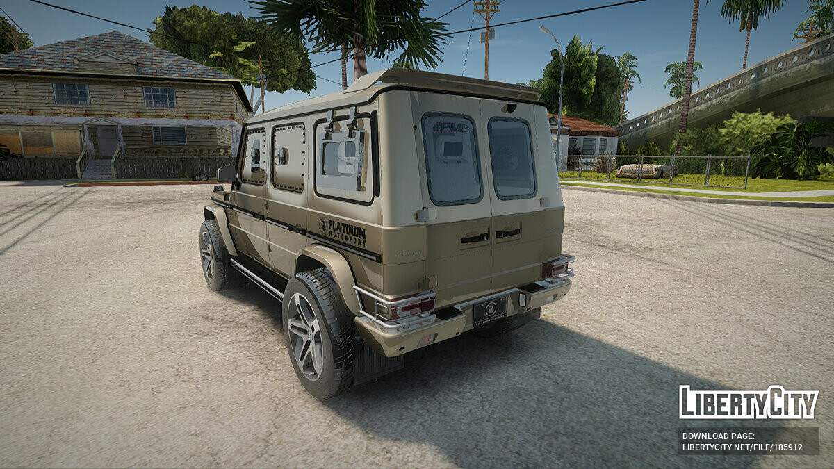 Скачать Mercedes-Benz G-класс Бронированный для GTA San Andreas