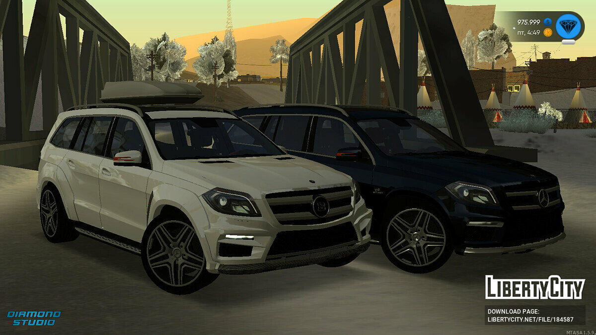 Mercedes-Benz GL63 + CCD для GTA San Andreas - Картинка #1