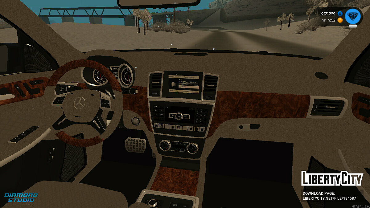 Mercedes-Benz GL63 + CCD для GTA San Andreas - Картинка #3