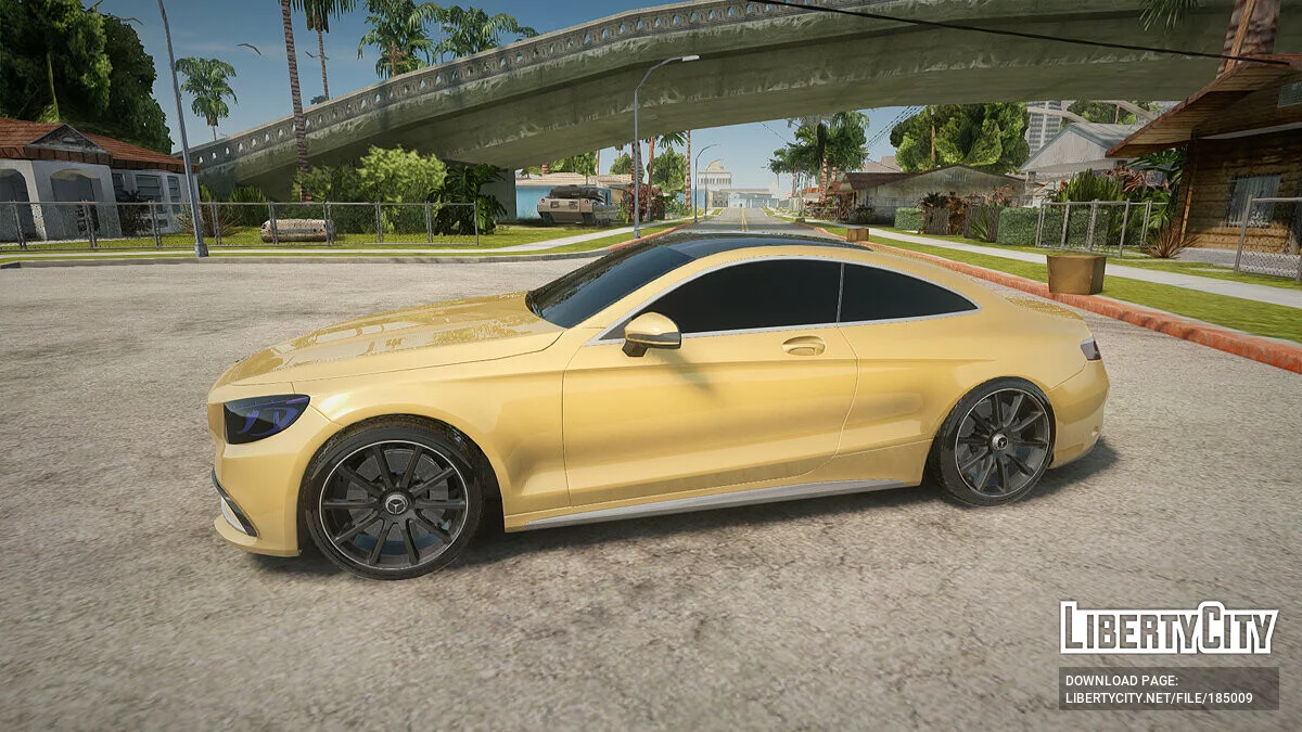 Mercedes-Benz S63 Coupe GOLD / GTA San Andreas