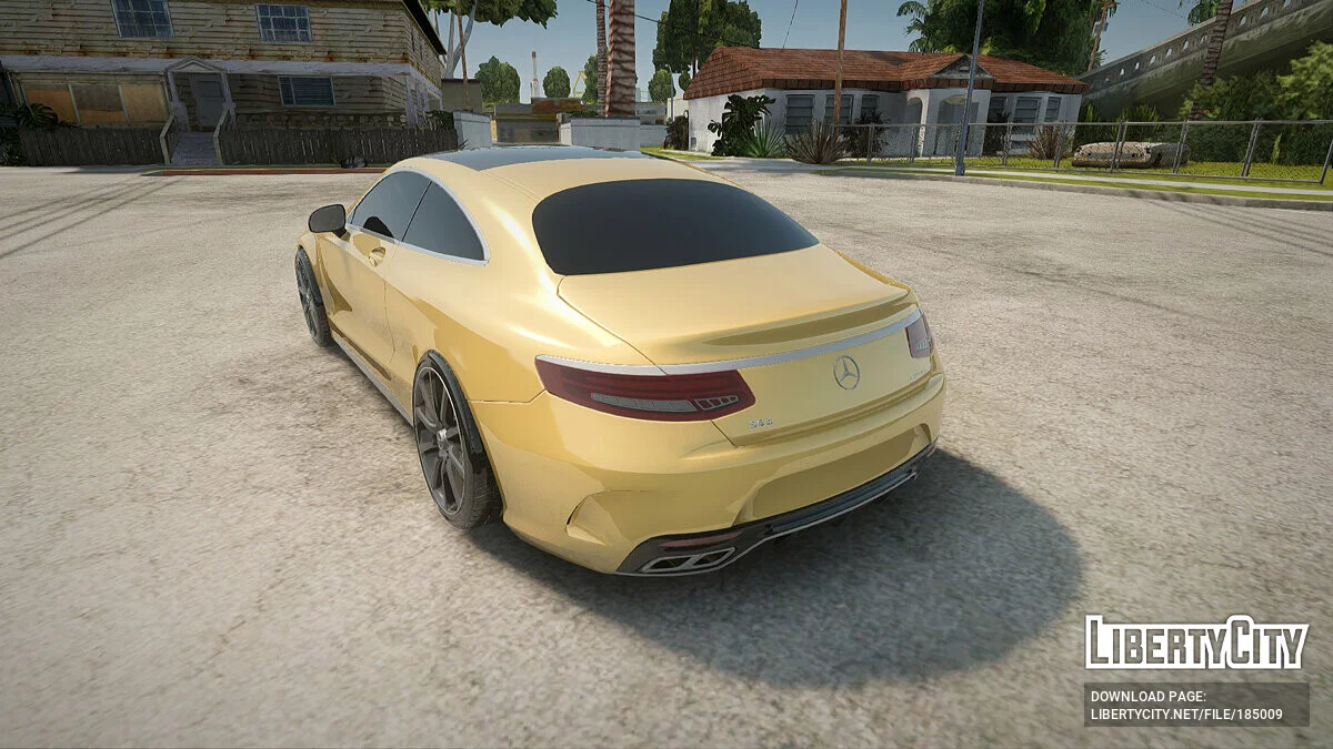 Mercedes-Benz S63 Coupe GOLD / GTA San Andreas