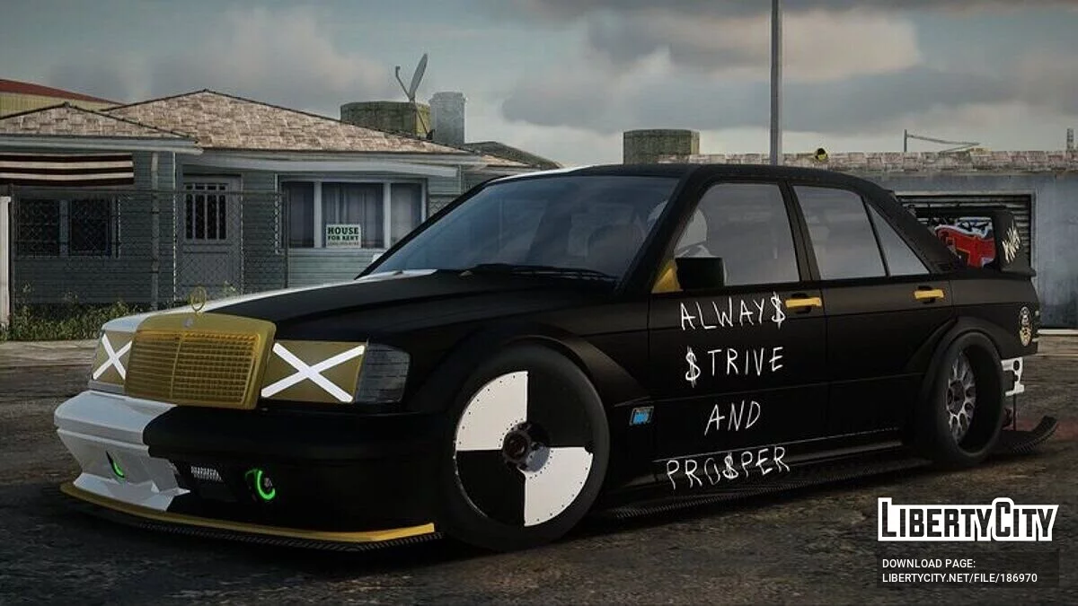 Mercedes-Benz 190E 2.5-16 [A$AP Rocky] / GTA San Andreas