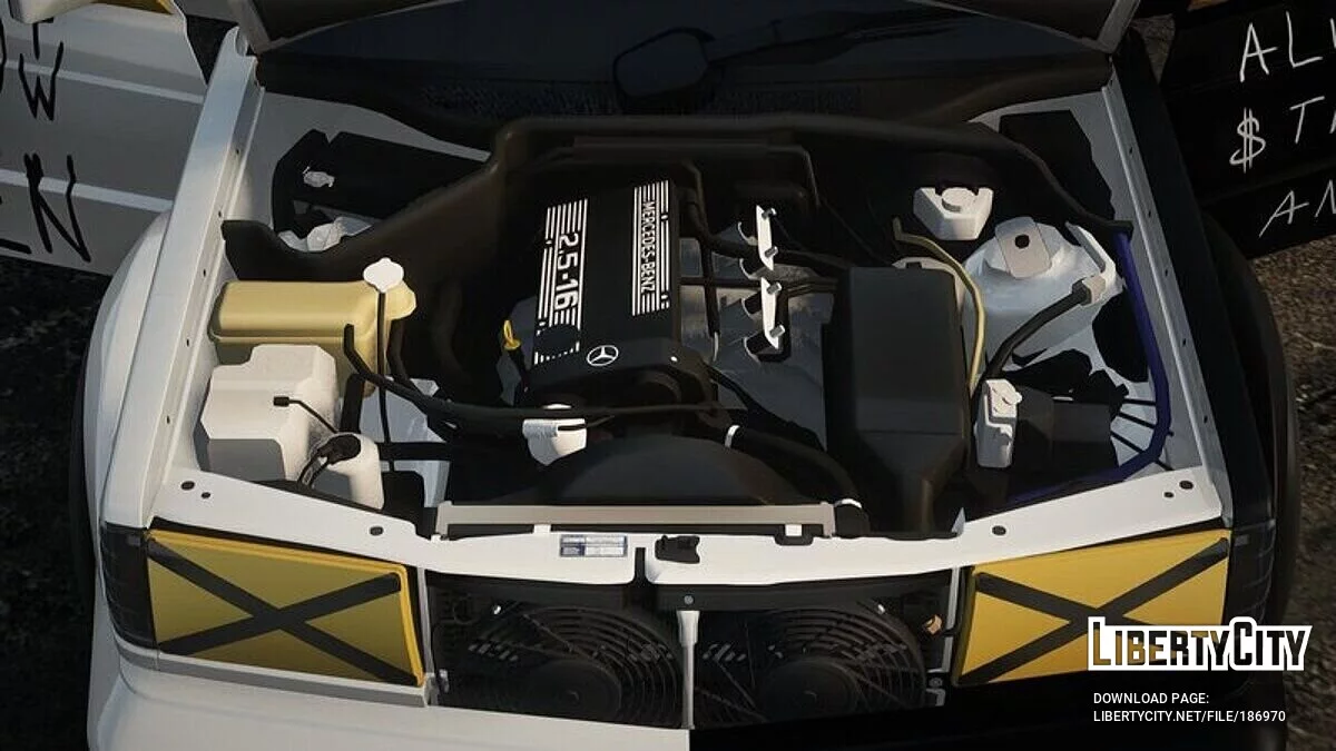 Mercedes-Benz 190E 2.5-16 [A$AP Rocky] / GTA San Andreas