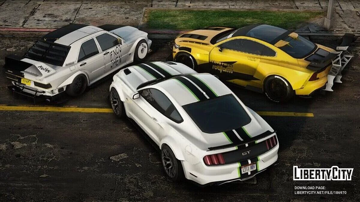 Mercedes-Benz 190E 2.5-16 [A$AP Rocky] / GTA San Andreas