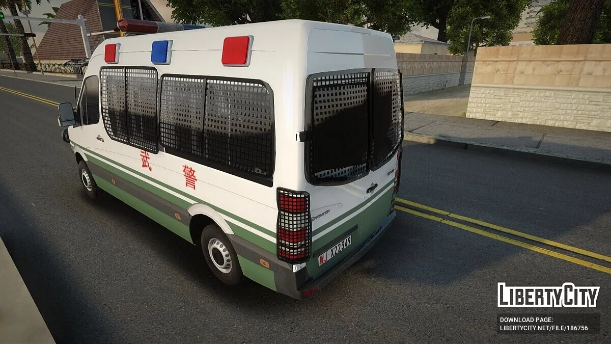Mercedes-Benz Sprinter 2012 PAP Patrol Car / GTA San Andreas
