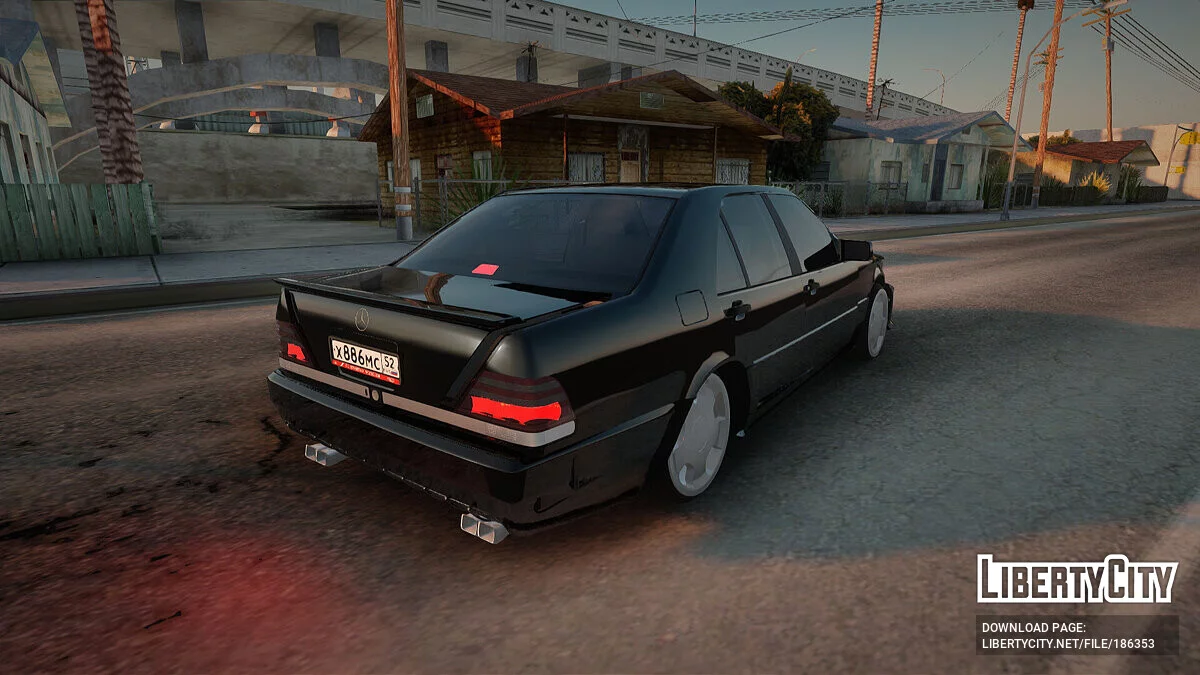 Mercedes-Benz W140 / GTA San Andreas