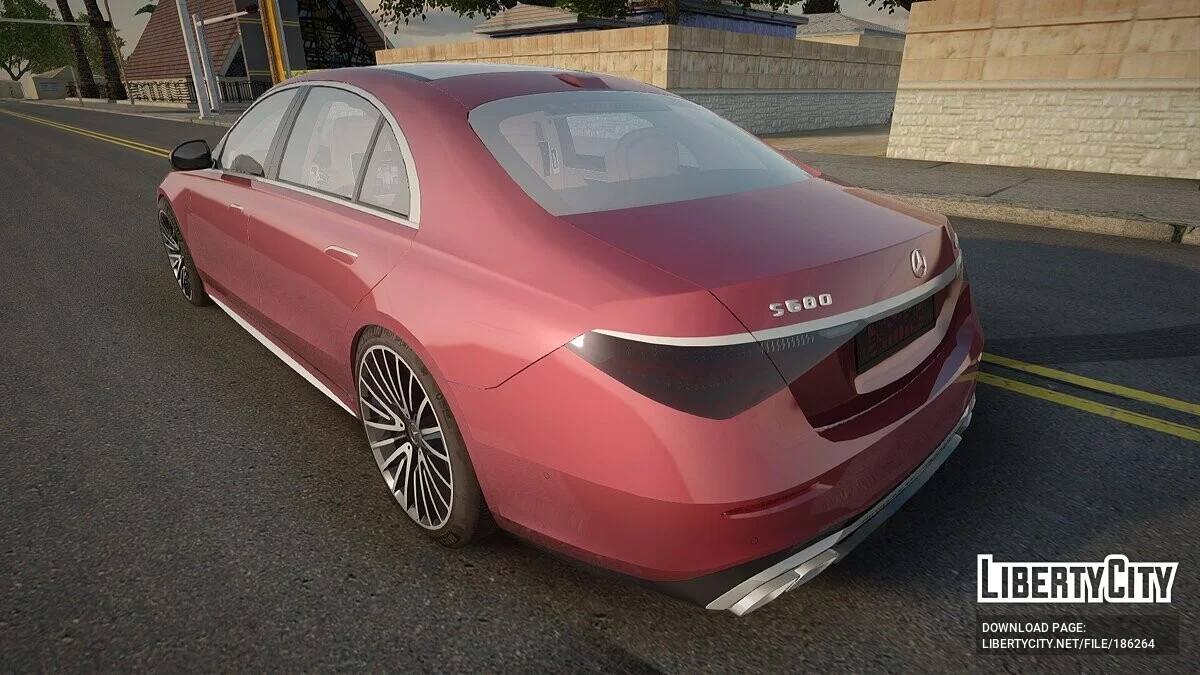 Mercedes-Benz W223 S500 4matic 2022 v2 / GTA San Andreas