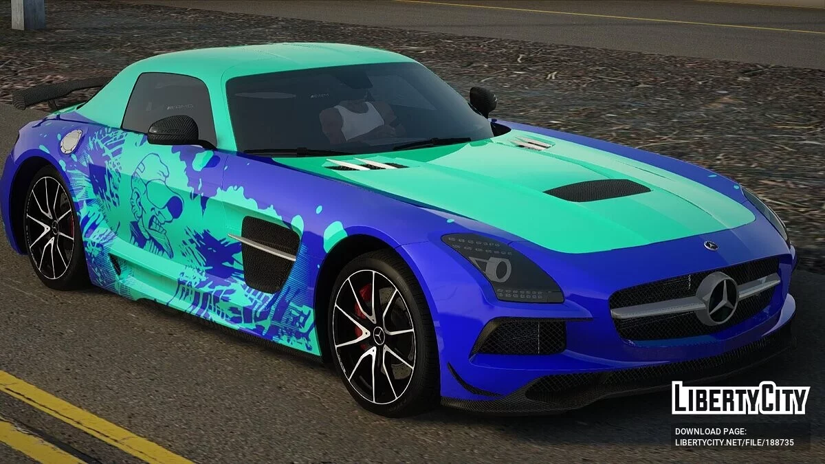 2013 Mercedes-Benz SLS AMG Black Series / GTA San Andreas