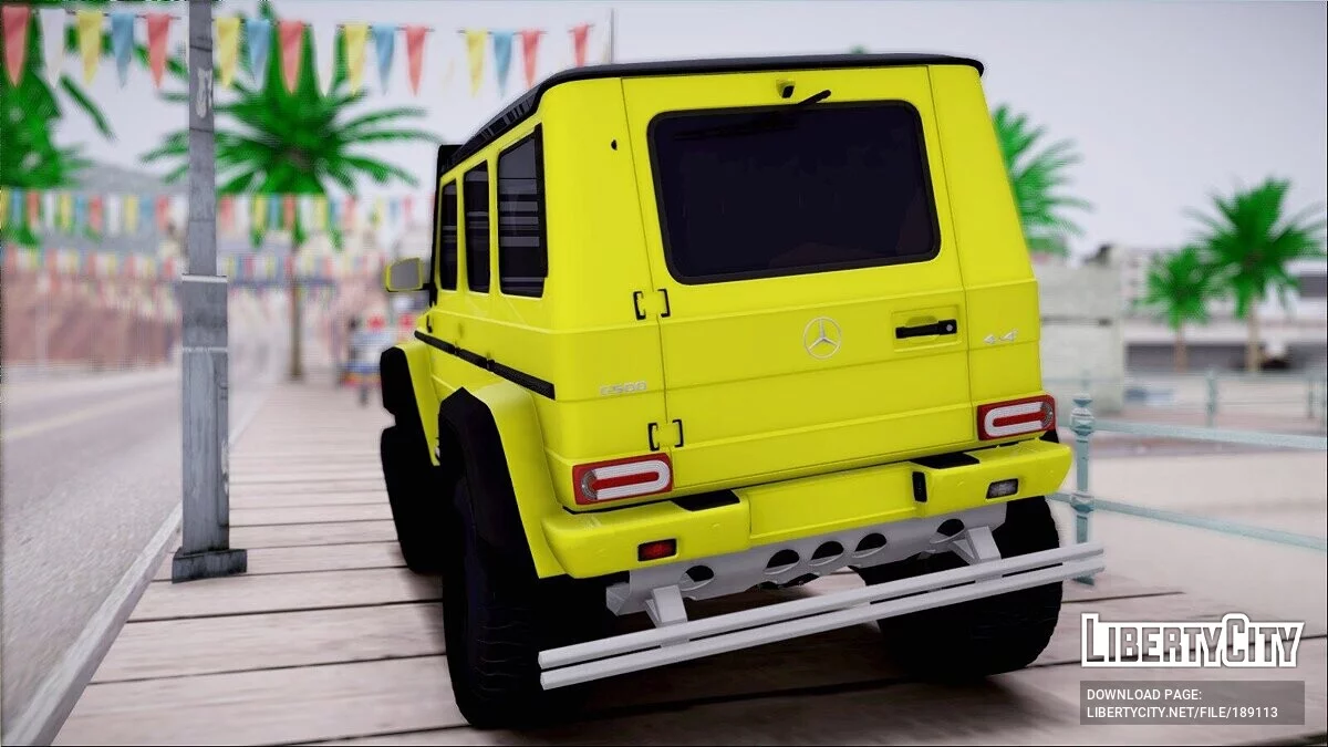 Mercedes-Benz G500 4x4² Brabus / GTA San Andreas