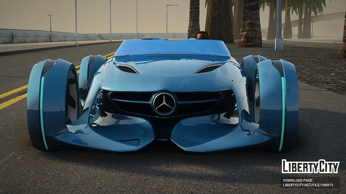 Mercedes-Benz Silver Lightning / GTA San Andreas