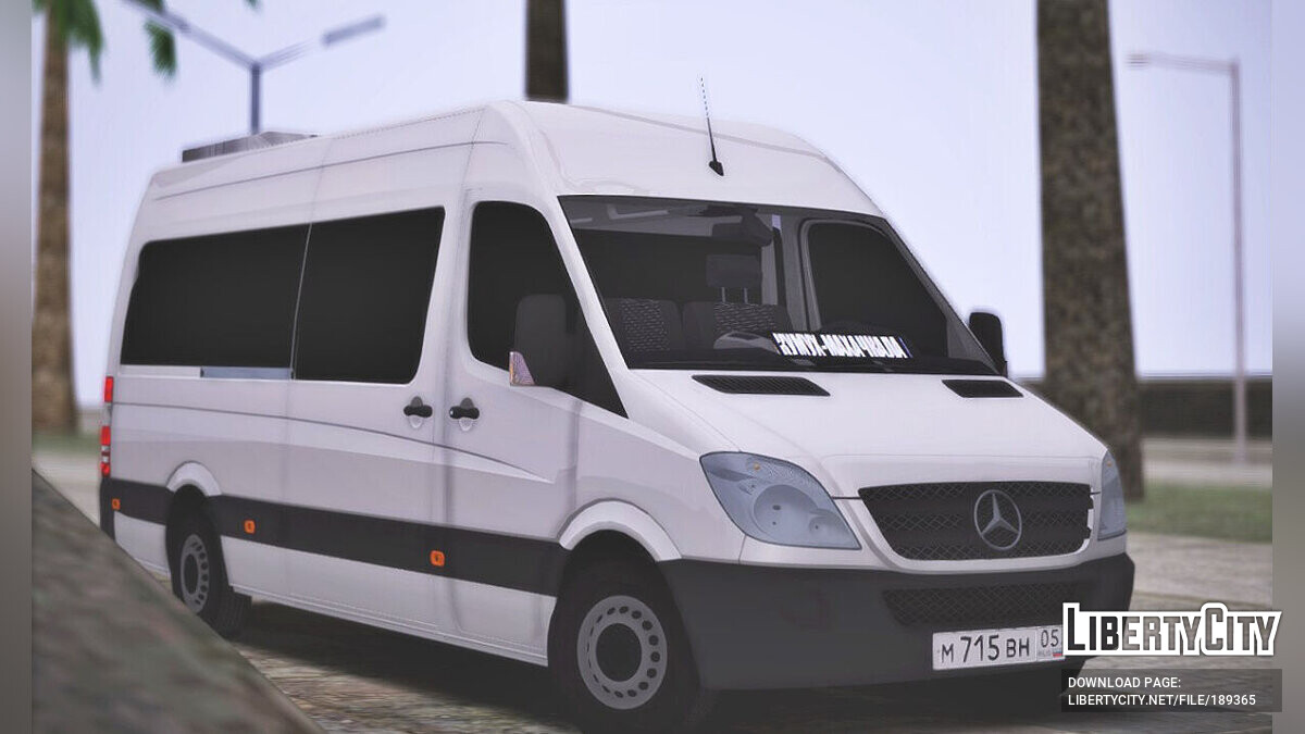 Скачать Mercedes-Benz Sprinter для GTA San Andreas