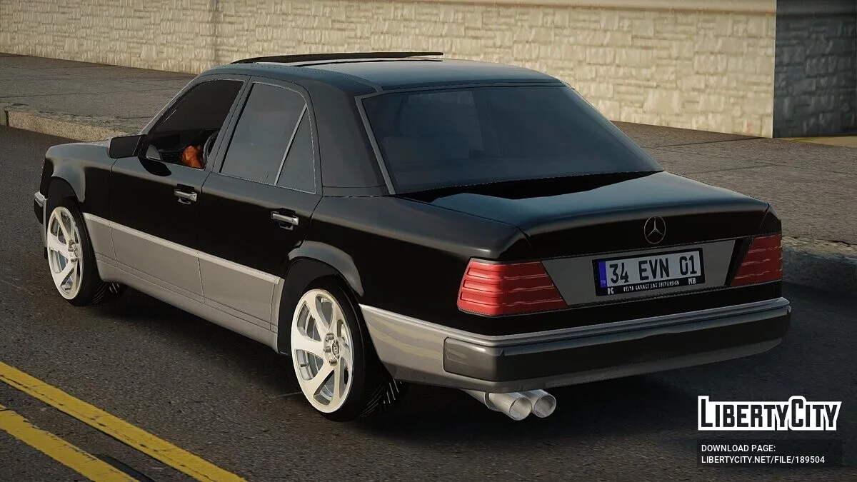 Mercedes-Benz w124 / GTA San Andreas