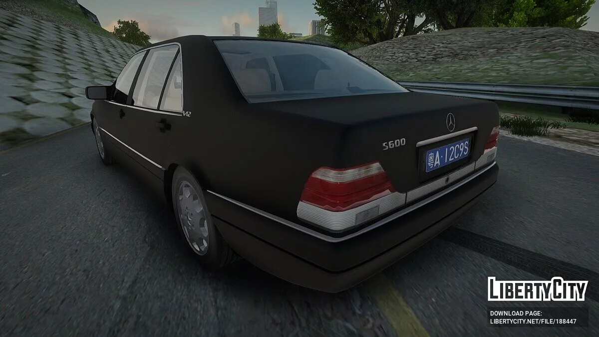 Mercedes Benz W140 S600 change W221 / GTA San Andreas