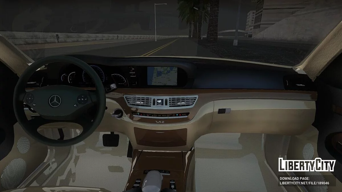 Mercedes-benz W140 S600 Changed To W221 / GTA San Andreas