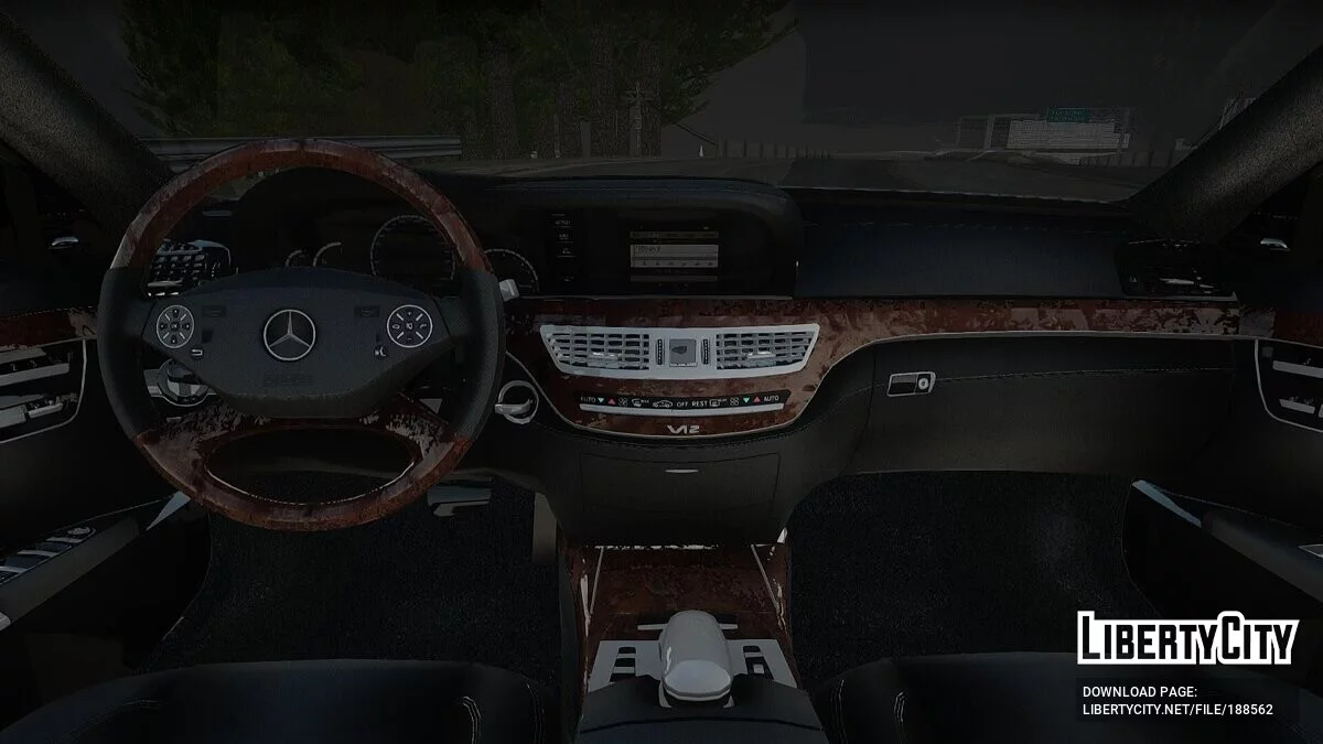 Mercedes-Benz W221 AMG W12 Biturbo / GTA San Andreas