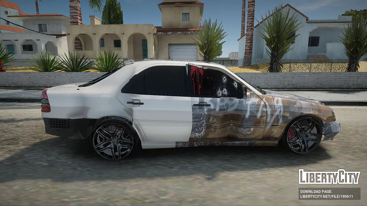 Mercedes-Benz C 43 После пожара / GTA San Andreas
