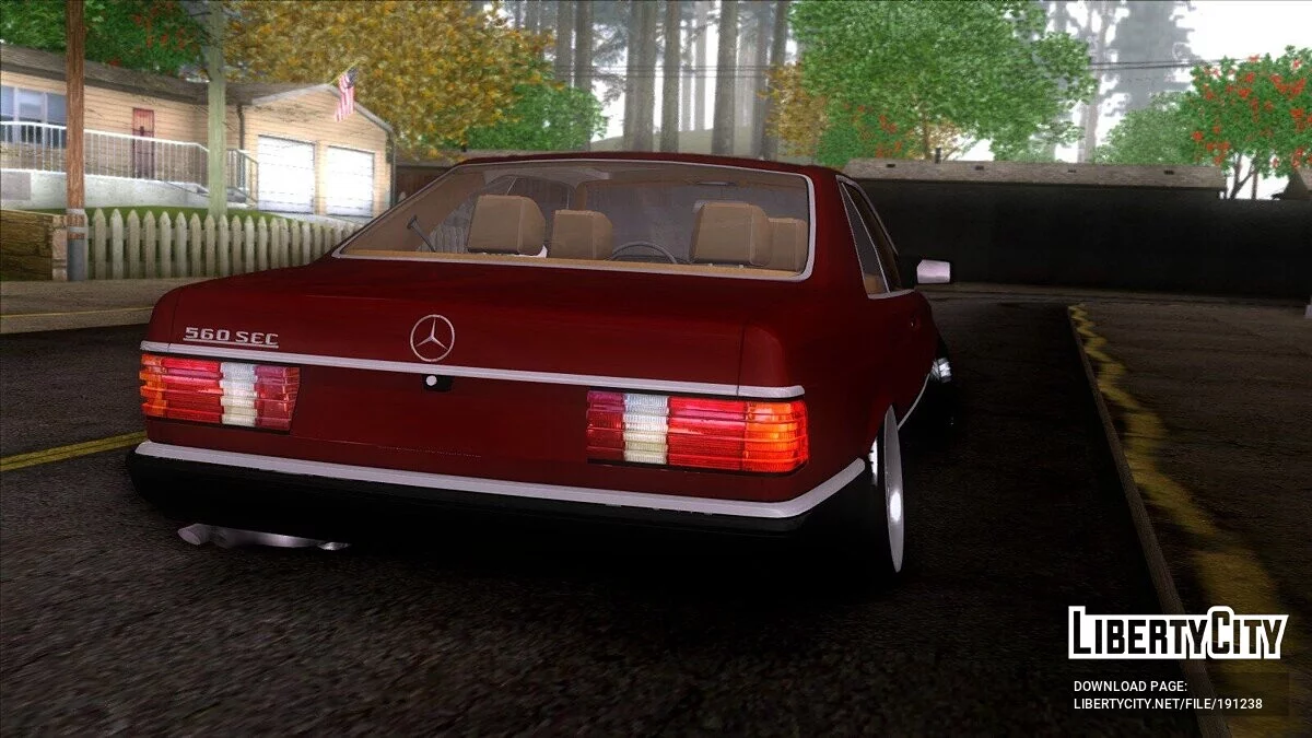 Mercedes-Benz C126 560SEC Stance / GTA San Andreas