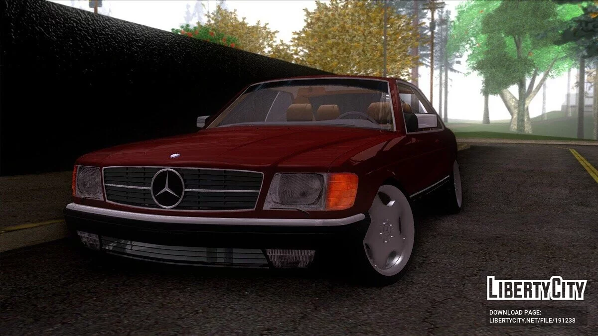Mercedes-Benz C126 560SEC Stance / GTA San Andreas