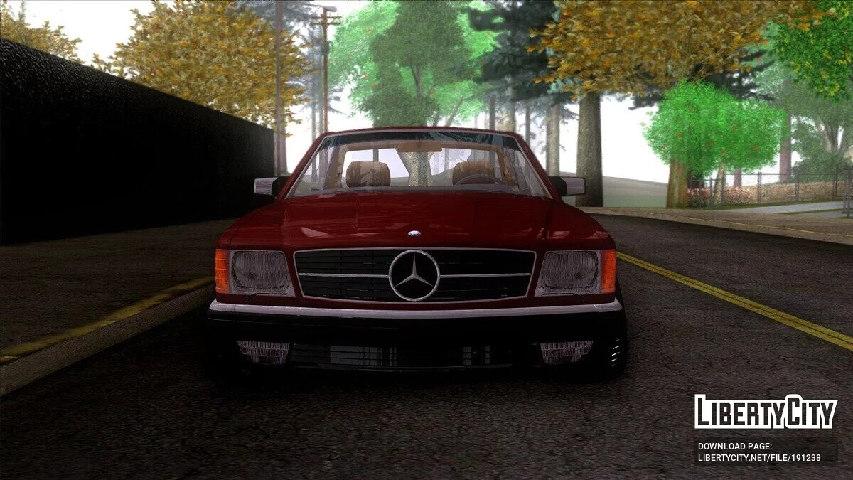 Mercedes-Benz C126 560SEC Stance / GTA San Andreas