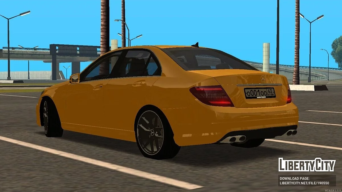 Mercedes-Benz C63 W204 + CCD / GTA San Andreas