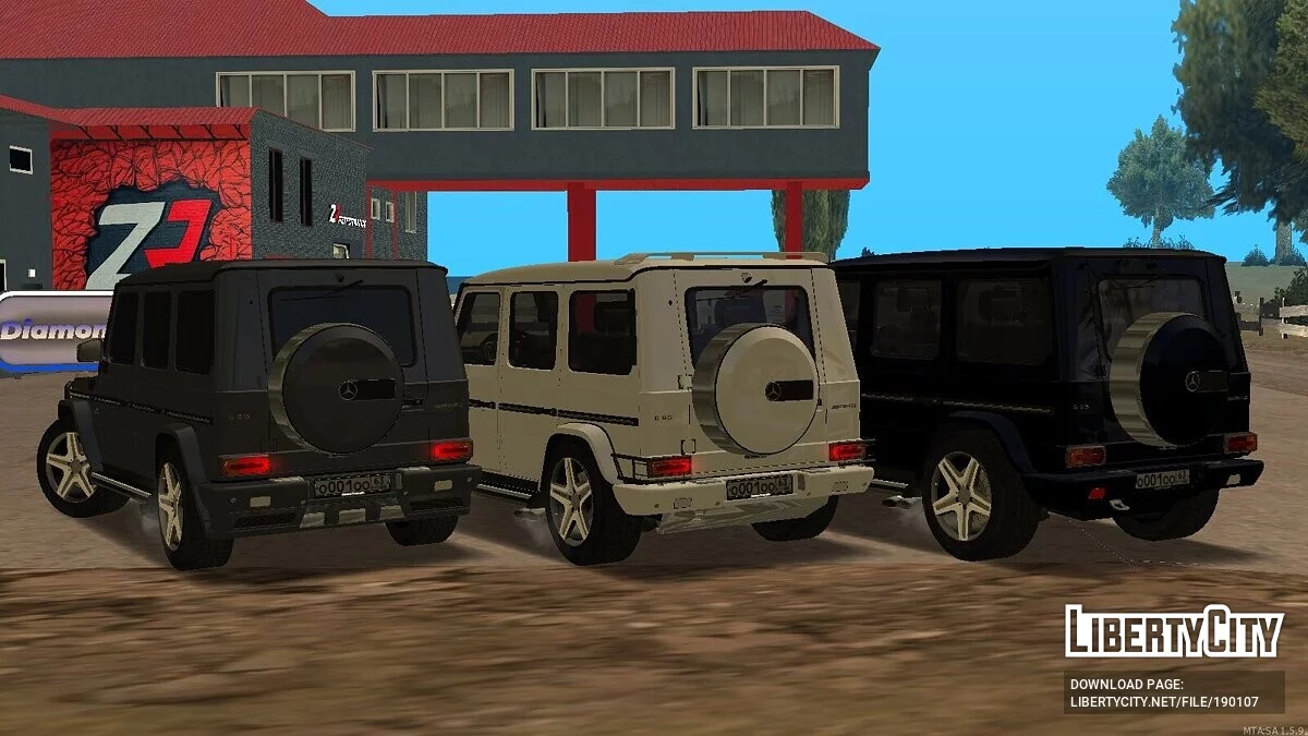 Mercedes-Benz G65 AMG + CCD / GTA San Andreas
