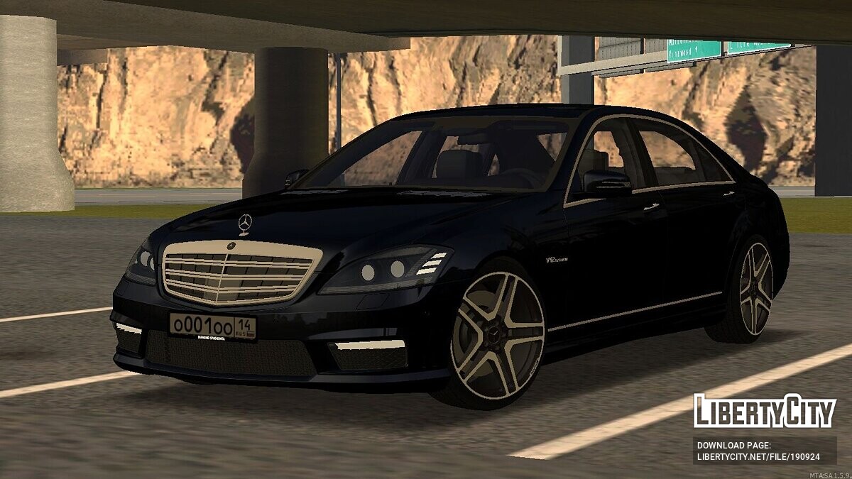 Скачать Mercedes-Benz S65 W221 AMG + CCD для GTA San Andreas