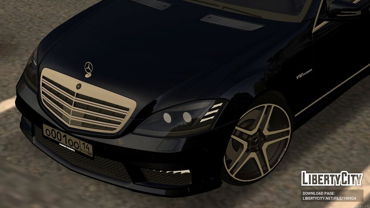 Скачать Mercedes-Benz S65 W221 AMG + CCD для GTA San Andreas