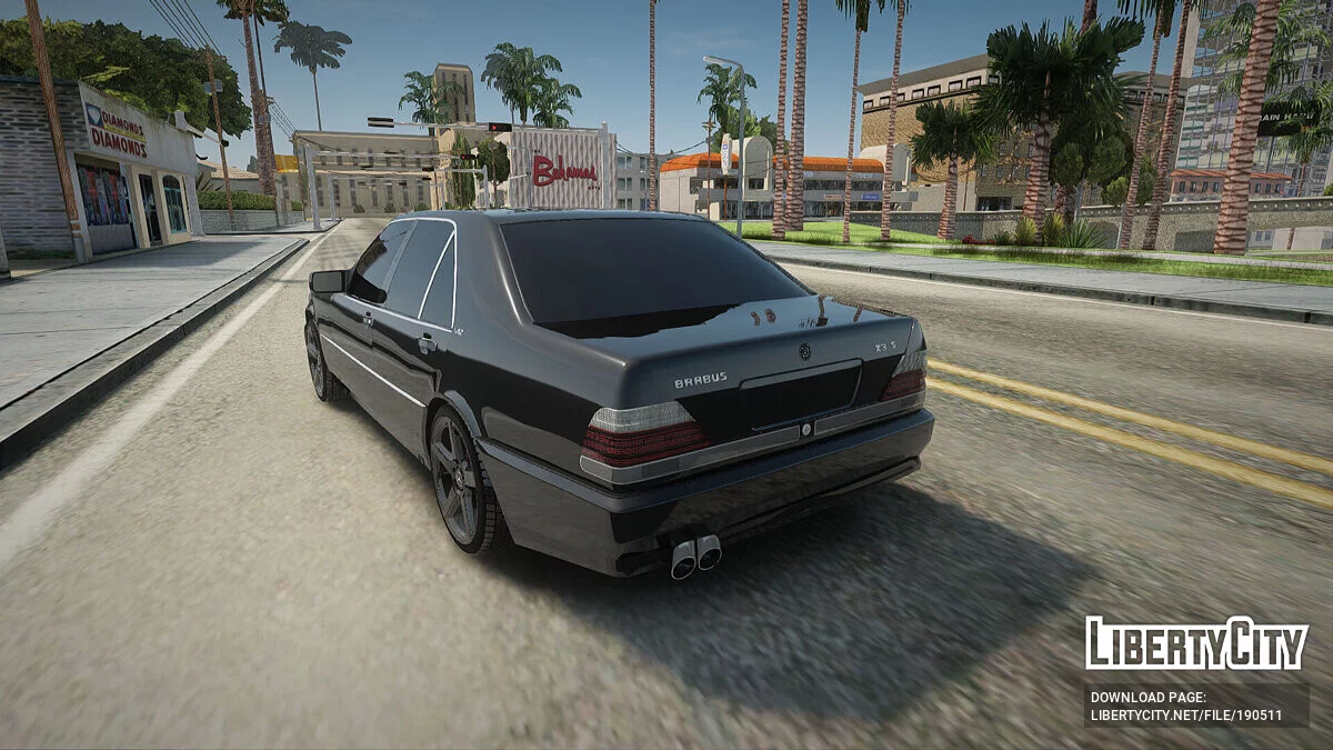 Mercedes-Benz W140 Brabus / GTA San Andreas