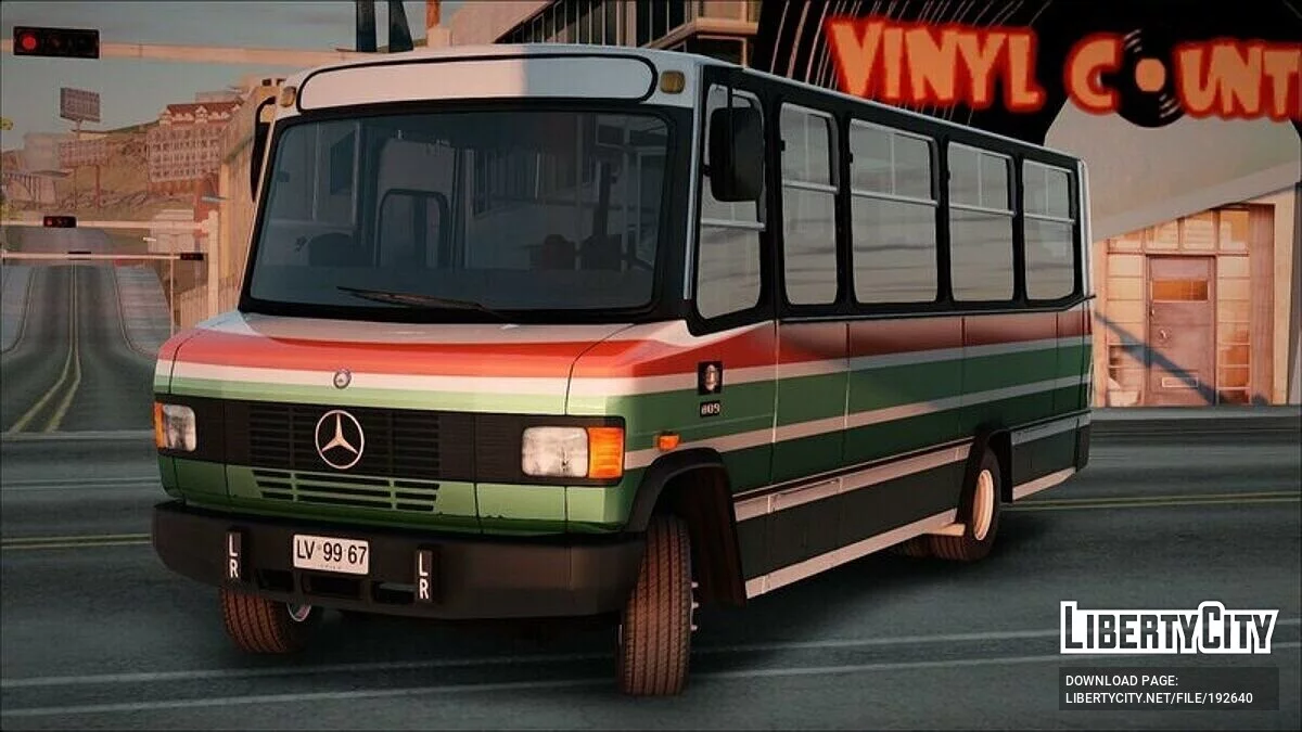 Mercedes-Benz 1993 LR Bus LO-809 / GTA San Andreas