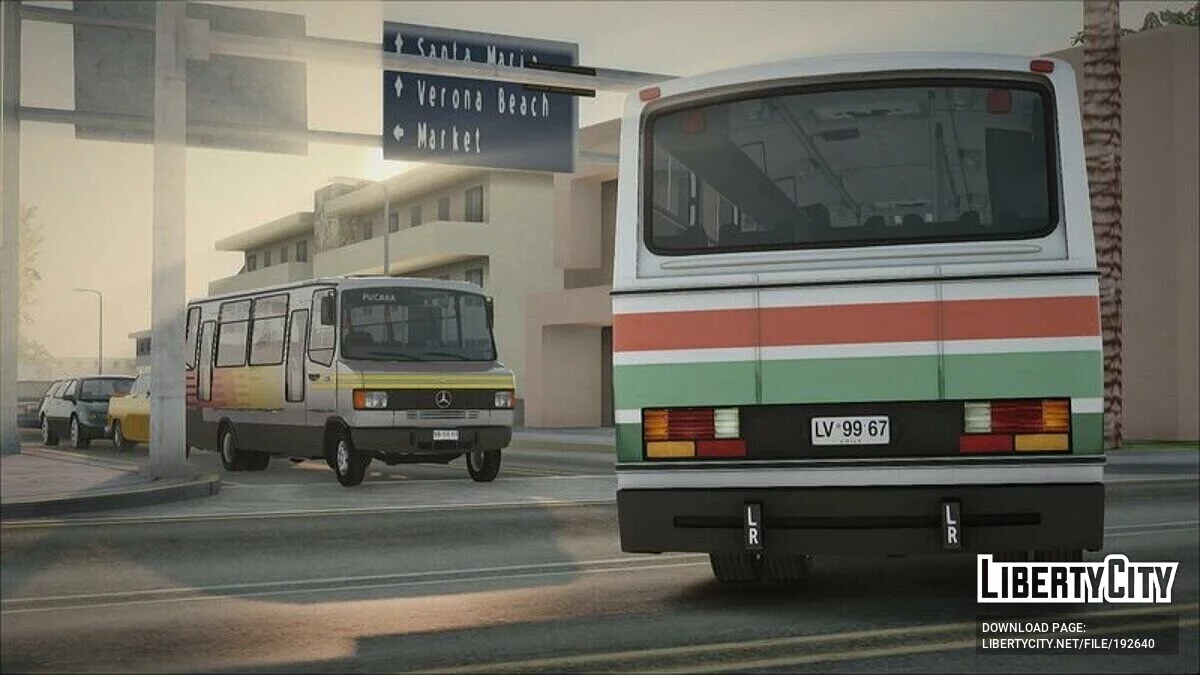 Mercedes-Benz 1993 LR Bus LO-809 / GTA San Andreas