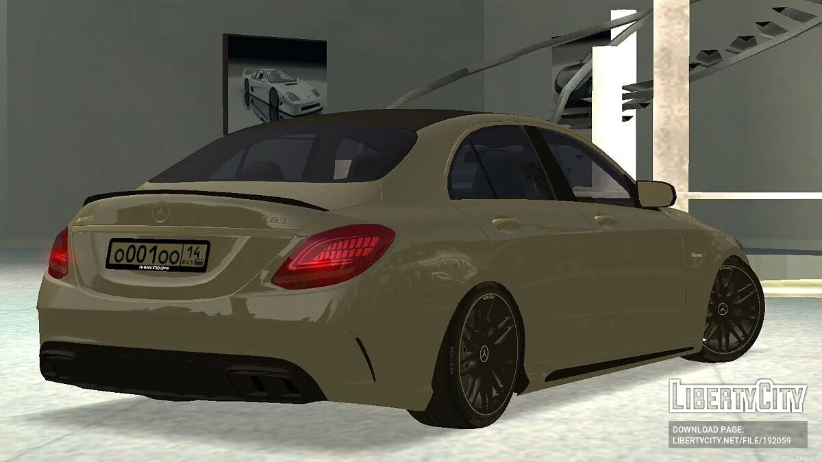 Mercedes-Benz C63 AMG + CCD / GTA San Andreas