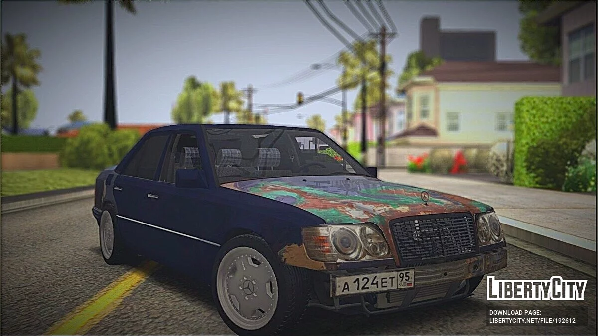 Mercedes-Benz E500 W124 1994 / GTA San Andreas