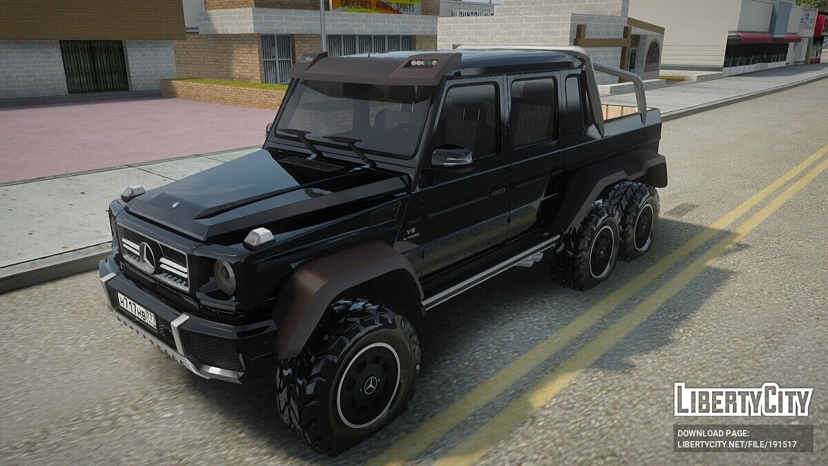 Скачать Mercedes-Benz G63 AMG 6x6 для GTA San Andreas