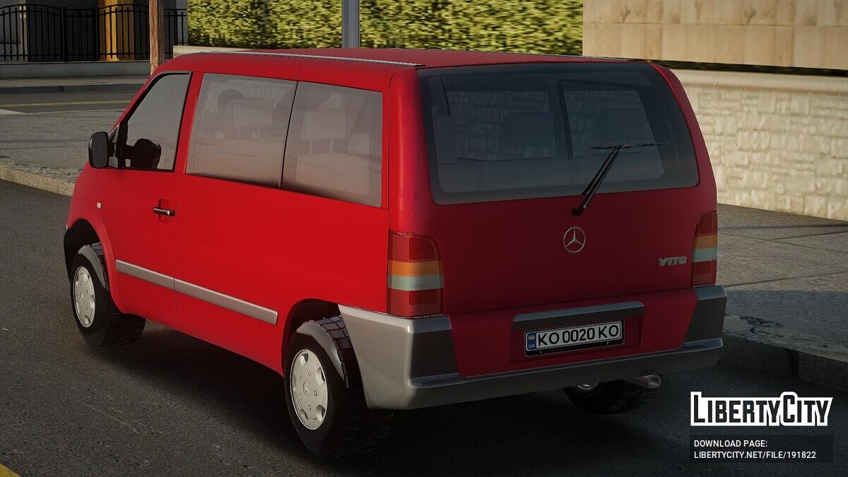 Скачать Mercedes-Benz Vito 112CDI Van для GTA San Andreas