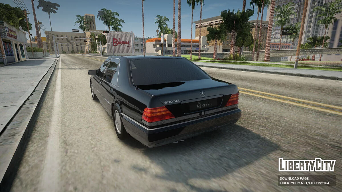 Mercedes-Benz w140 600SEL / GTA San Andreas