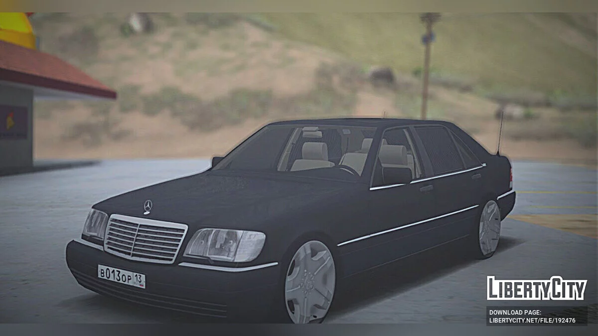 Mercedes-Benz W140 S600 / GTA San Andreas