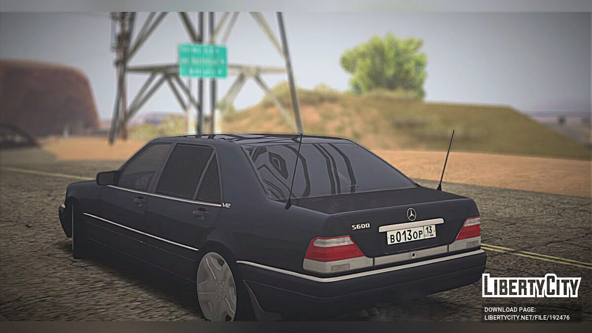 Mercedes-Benz W140 S600 / GTA San Andreas