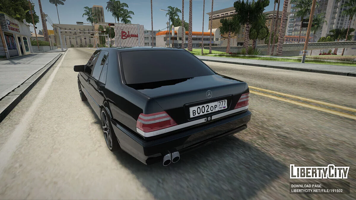 Mercedes-Benz W140 / GTA San Andreas