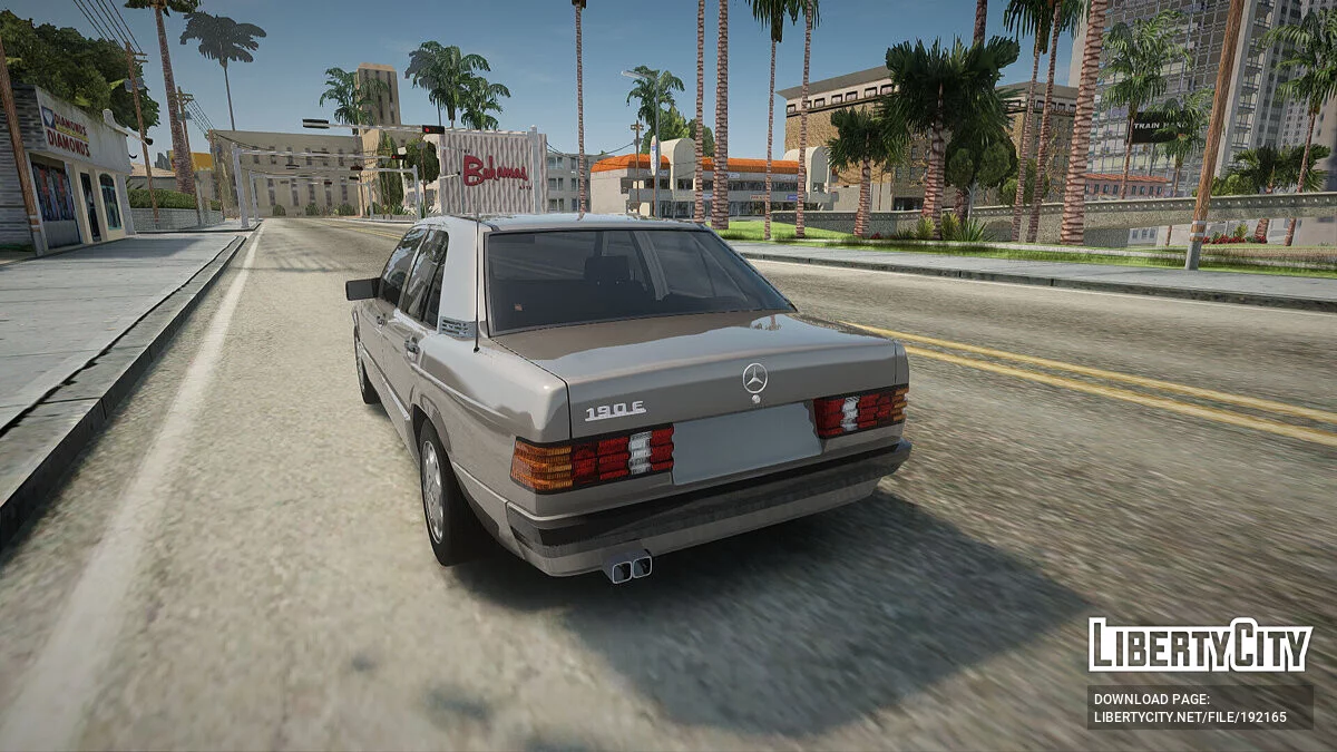 Mercedes-Benz W201 E190 / GTA San Andreas