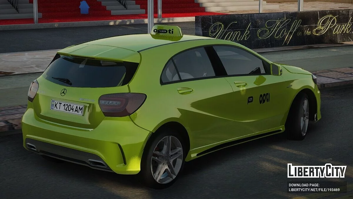 Mercedes-Benz A-Class Taxi Opti / GTA San Andreas