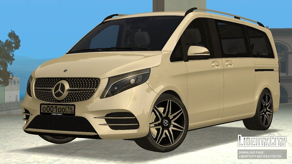 Скачать Mercedes-Benz Vito + CCD для GTA San Andreas