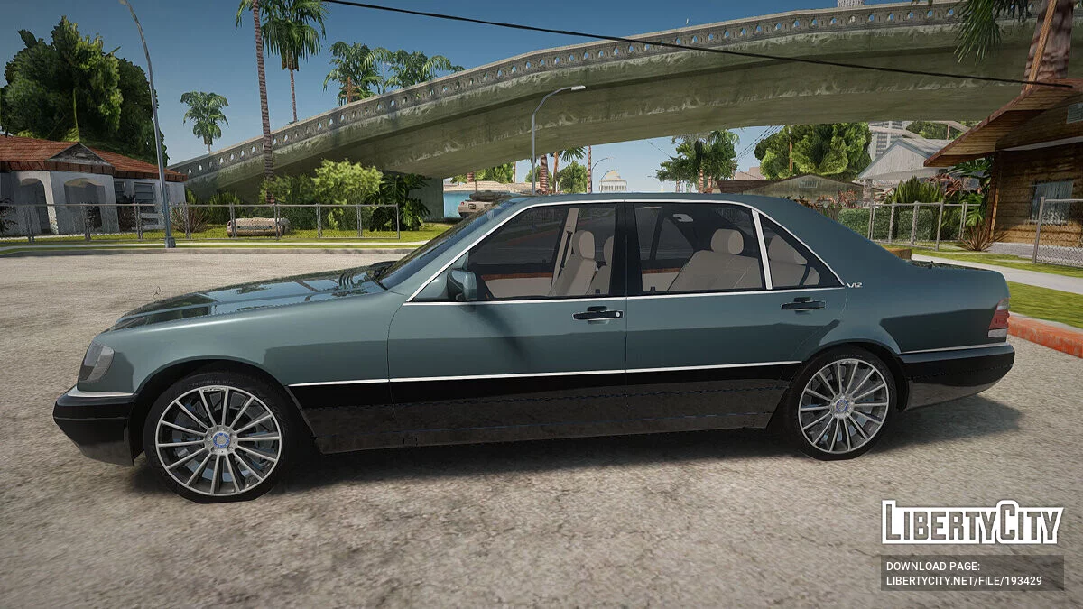 Mercedes-Benz W140 S600L / GTA San Andreas