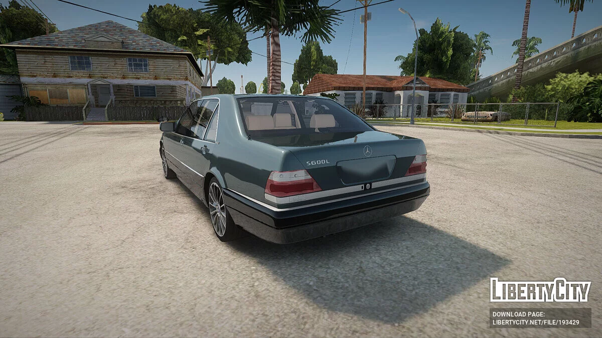 Mercedes-Benz W140 S600L / GTA San Andreas