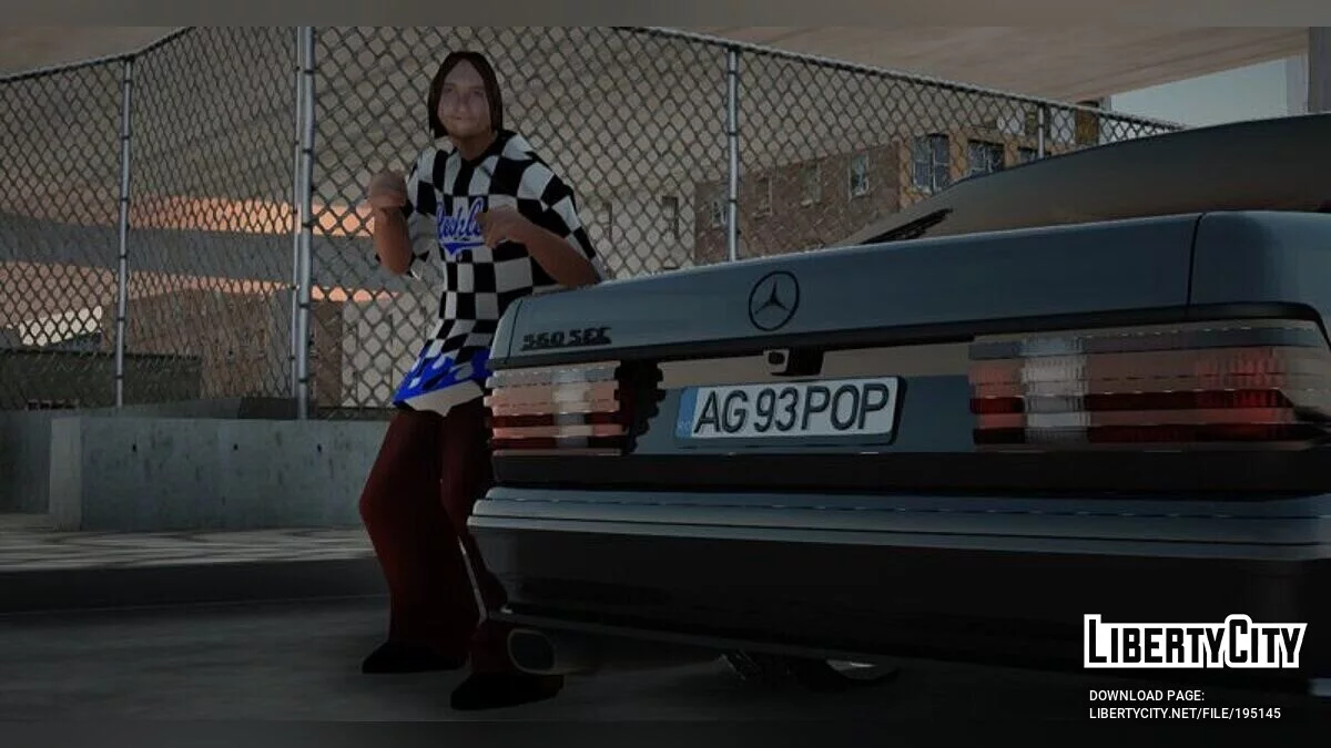 Mercedes-Benz 500 SEC (C126) - Pope Mobilul / GTA San Andreas