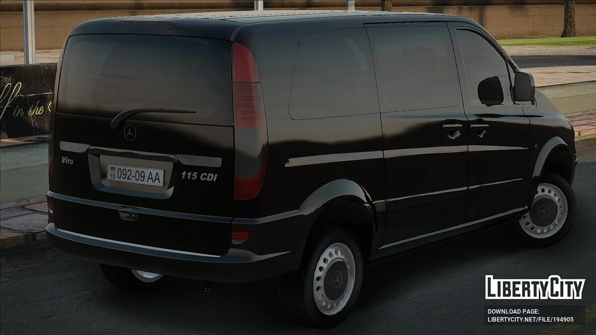 Mercedes-Benz Vito 115 CDi 2007 / GTA San Andreas