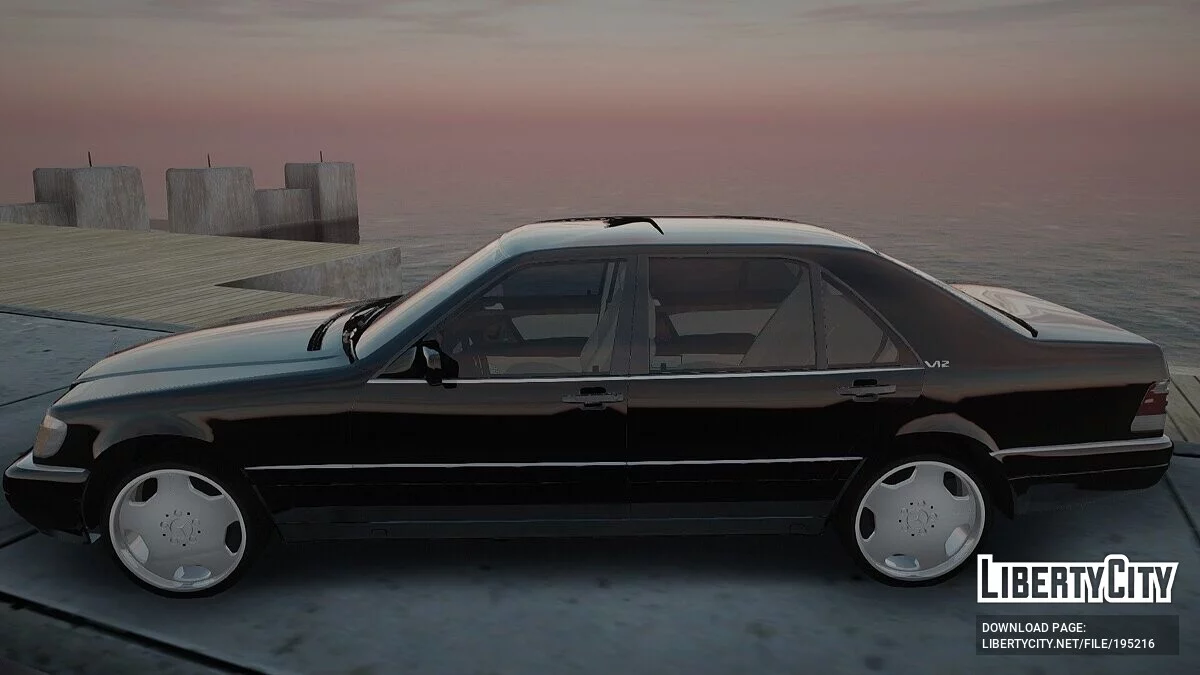Mercedes-Benz W140 S600 / GTA San Andreas