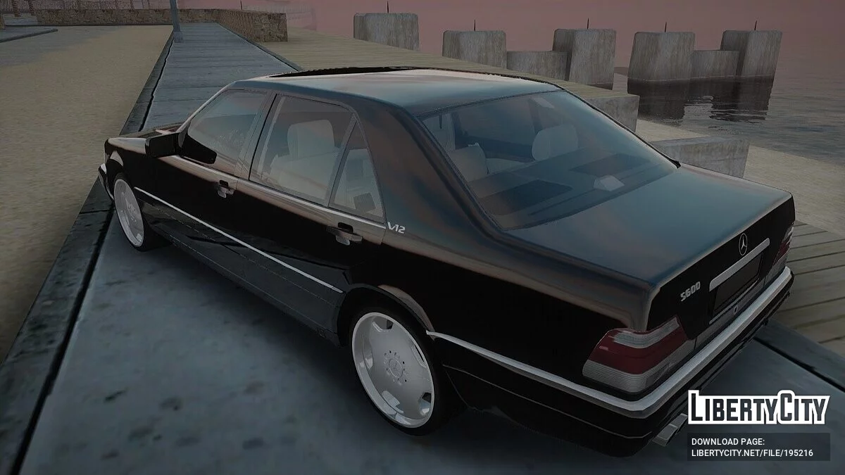 Mercedes-Benz W140 S600 / GTA San Andreas