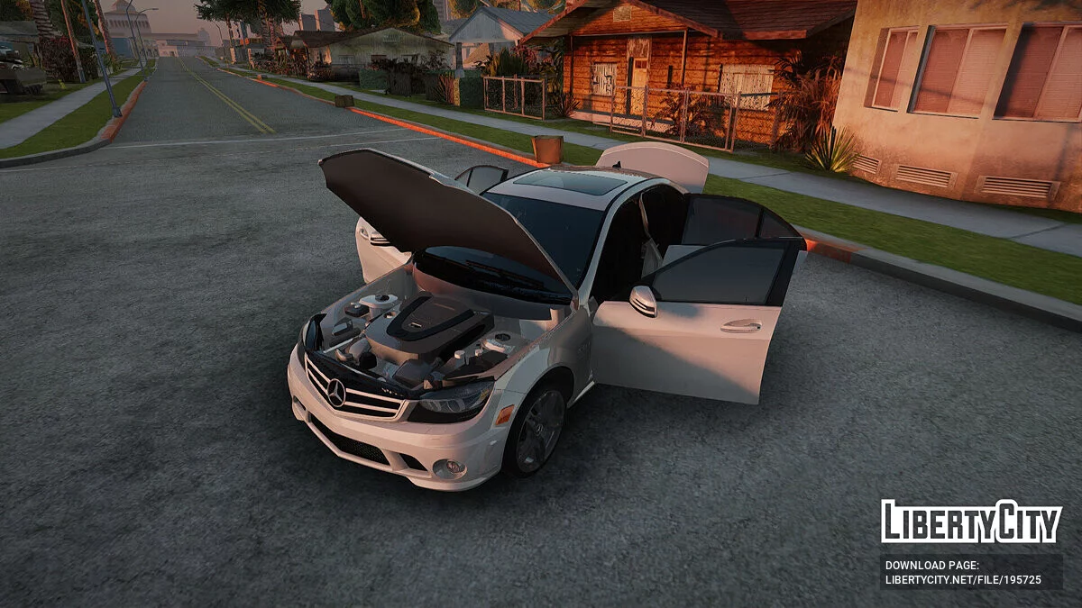Mercedes-Benz C63 AMG V12 / GTA San Andreas